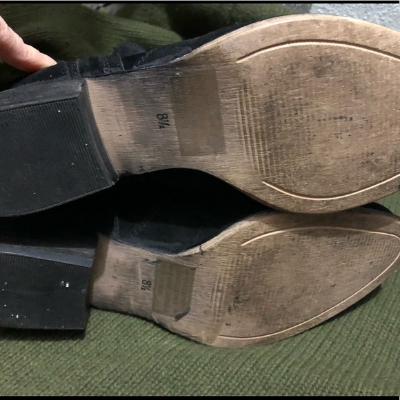 Seychelles lucky penny black suede boot 8 1/2 - Picture 2 of 2